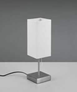 Επιτραπέζιο Φωτιστικό Reality OLE 1x E27 Νίκελ Ματ Μεταλλικό – R51061007