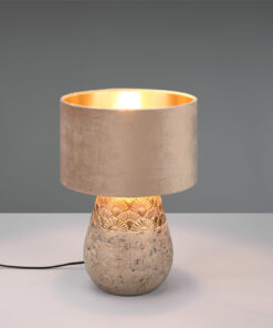 Επιτραπέζιο Φωτιστικό Reality KIRAN 1x E27 Γκρι Κεραμικό – R51231061