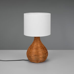 Επιτραπέζιο Φωτιστικό Reality SPROUT  1x E27 Φυσικό Rattan   – R51291036