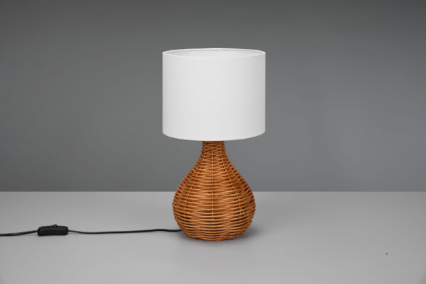 Επιτραπέζιο Φωτιστικό Reality SPROUT  1x E27 Φυσικό Rattan   – R51291036