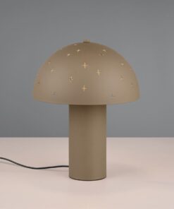 Επιτραπέζιο Φωτιστικό Καφέ Reality 1x E14 Χρώματος Μπεζ – R51361041