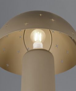 Επιτραπέζιο Φωτιστικό Καφέ Reality 1x E14 Χρώματος Μπεζ – R51361041