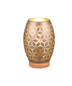 Επιτραπέζιο Φωτιστικό Trio Lighting 1xE27 Καφέ Χρώματος – R51571065