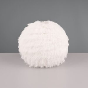 Πορτατιφ με Fluffy Λευκό Βελούδο FURRY Reality 1x E14 – R51581001