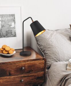 Επιτραπέζιο Φωτιστικό Reality 1x E27 Μαύρο Ματ – R51721032