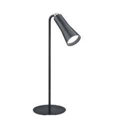 Επιτραπέζιο Φωτιστικό Reality MAXI LED, 2W · 200lm, 3000K Μαύρο Ματ Μεταλλικό, Αφής, Επαναφορτιζόμενη Μπαταρία, Επαναφόρτιση σύνδεσης USB-C – R52121132