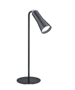 Επιτραπέζιο Φωτιστικό Reality MAXI LED, 2W · 200lm, 3000K Μαύρο Ματ Μεταλλικό, Αφής, Επαναφορτιζόμενη Μπαταρία, Επαναφόρτιση σύνδεσης USB-C – R52121132