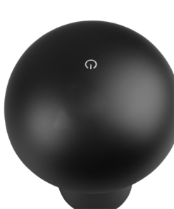 Επαναφορτιζόμενο Πορτατίφ Reality LED 2W Μαύρο Πλαστικό Step Dimmable Αφής 180lm 3000K IP44 R52176102