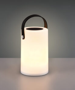 Ηλιακό Επαναφορτιζόμενο Πορτατιφ Λευκό GARCIA LED 1W 15lm RGB+3000K IP44 Reality – R54066101