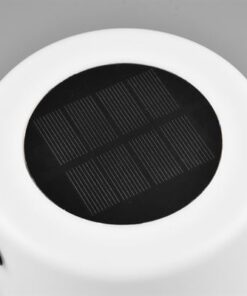 Ηλιακό Επαναφορτιζόμενο Πορτατιφ Λευκό GARCIA LED 1W 15lm RGB+3000K IP44 Reality – R54066101