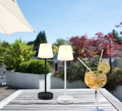 Επιτραπέζιο Φωτιστικό Trio Lighting LED 2.2W IP44 Μαύρου Χρώματος Επαναφορτιζόμενο Step Dimmable – R54086132