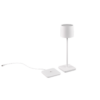 Επιτραπέζιο Φωτιστικό Trio Lighting LED 1.5W IP54 Επαναφορτιζόμενο USB Step Dimmable Λευκού Χρώματος – R54096131