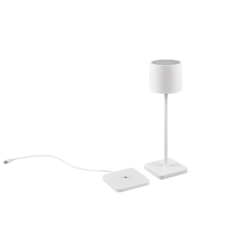Επιτραπέζιο Φωτιστικό Trio Lighting LED 1.5W IP54 Επαναφορτιζόμενο USB Step Dimmable Λευκού Χρώματος – R54096131