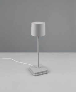 Επαναφορτιζόμενο Πορτατιφ Γκρι FERNANDEZ LED 1.5W 130lm CCT Dimmable Αφής με Ασύρματη Βάση Φόρτισης IP54 Reality – R54096177