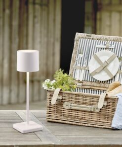 Επαναφορτιζόμενο Πορτατιφ Γκρι FERNANDEZ LED 1.5W 130lm CCT Dimmable Αφής με Ασύρματη Βάση Φόρτισης IP54 Reality – R54096177