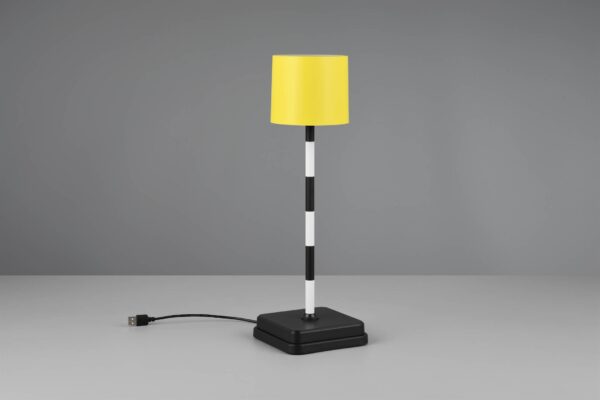 Επαναφορτιζόμενο Πορτατιφ Κίτρινο FERNANDEZ LED CCT 1.5W 130lm Dimmable Αφής με Ασύρματη Βάση Φόρτισης IP54 Reality – R54096316