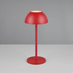 Επαναφορτιζόμενο Πορτατιφ Κόκκινο RICARDO LED 1.7W 240lm 3000Κ Dimmable Αφής IP54 Reality – R54106110