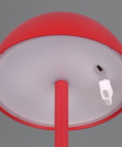 Επαναφορτιζόμενο Πορτατιφ Κόκκινο RICARDO LED 1.7W 240lm 3000Κ Dimmable Αφής IP54 Reality – R54106110