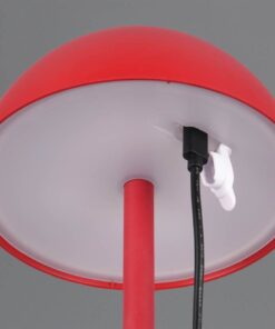 Επαναφορτιζόμενο Πορτατιφ Κόκκινο RICARDO LED 1.7W 240lm 3000Κ Dimmable Αφής IP54 Reality – R54106110