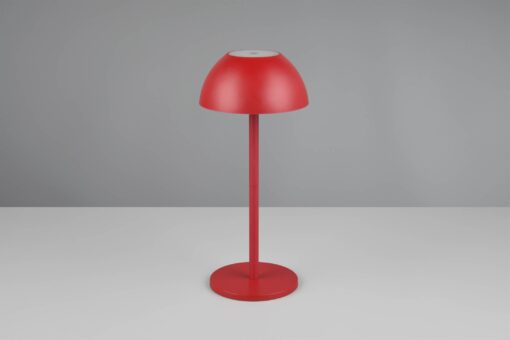 Επαναφορτιζόμενο Πορτατιφ Κόκκινο RICARDO LED 1.7W 240lm 3000Κ Dimmable Αφής IP54 Reality – R54106110