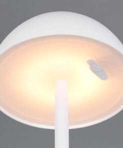 Επαναφορτιζόμενο Πορτατιφ Λευκό Ματ RICARDO LED 1.7W 240lm 3000Κ Dimmable Αφής IP54 Reality – R54106131