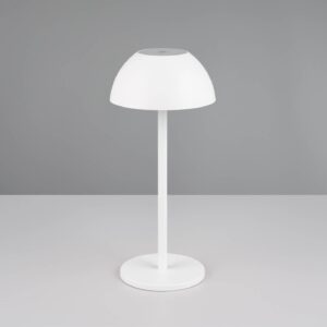 Επαναφορτιζόμενο Πορτατιφ Λευκό Ματ RICARDO LED 1.7W 240lm 3000Κ Dimmable Αφής IP54 Reality – R54106131