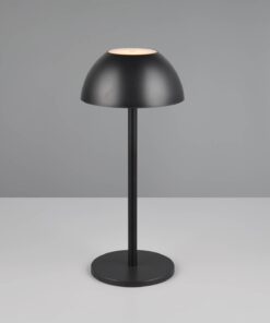 Επαναφορτιζόμενο Πορτατιφ Μαύρο Ματ RICARDO LED 1.7W 240lm 3000Κ Dimmable Αφής IP54 Reality – R54106132