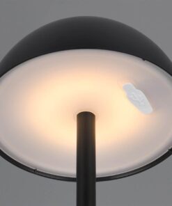 Επαναφορτιζόμενο Πορτατιφ Μαύρο Ματ RICARDO LED 1.7W 240lm 3000Κ Dimmable Αφής IP54 Reality – R54106132