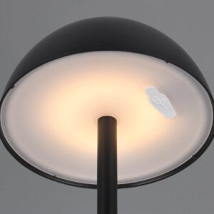 Επαναφορτιζόμενο Πορτατιφ Μαύρο Ματ RICARDO LED 1.7W 240lm 3000Κ Dimmable Αφής IP54 Reality – R54106132