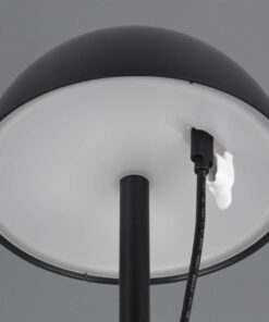 Επαναφορτιζόμενο Πορτατιφ Μαύρο Ματ RICARDO LED 1.7W 240lm 3000Κ Dimmable Αφής IP54 Reality – R54106132