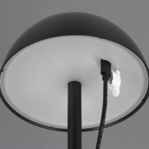 Επαναφορτιζόμενο Πορτατιφ Μαύρο Ματ RICARDO LED 1.7W 240lm 3000Κ Dimmable Αφής IP54 Reality – R54106132