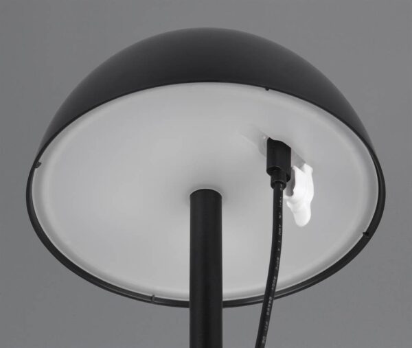 Επαναφορτιζόμενο Πορτατιφ Μαύρο Ματ RICARDO LED 1.7W 240lm 3000Κ Dimmable Αφής IP54 Reality – R54106132