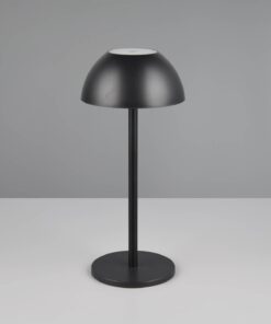 Επαναφορτιζόμενο Πορτατιφ Μαύρο Ματ RICARDO LED 1.7W 240lm 3000Κ Dimmable Αφής IP54 Reality – R54106132