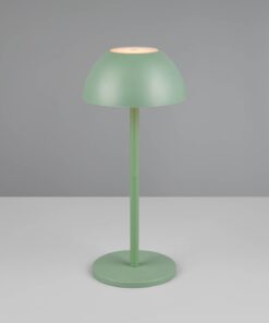 Επαναφορτιζόμενο Πορτατιφ Πράσινο Φυστικί RICARDO LED 1.7W 240lm 3000Κ Dimmable Αφής IP54 Reality – R54106149