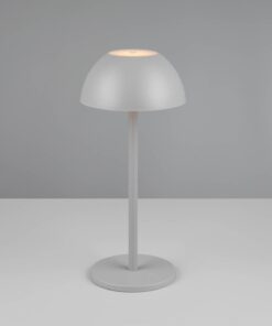 Επαναφορτιζόμενο Πορτατιφ Γκρι RICARDO LED 1.7W 240lm 3000Κ Dimmable Αφής IP54 Reality – R54106177