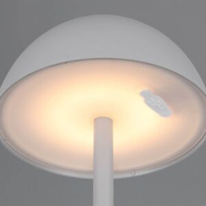 Επαναφορτιζόμενο Πορτατιφ Γκρι RICARDO LED 1.7W 240lm 3000Κ Dimmable Αφής IP54 Reality – R54106177