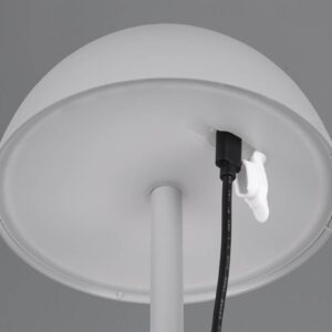 Επαναφορτιζόμενο Πορτατιφ Γκρι RICARDO LED 1.7W 240lm 3000Κ Dimmable Αφής IP54 Reality – R54106177