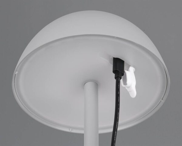Επαναφορτιζόμενο Πορτατιφ Γκρι RICARDO LED 1.7W 240lm 3000Κ Dimmable Αφής IP54 Reality – R54106177