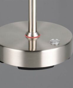 Επαναφορτίζομενο Πορτατίφ Νίκελ Ματ MORENO LED Dimmable 3W 300lm CCT με Βάση Φόρτισης Reality – R54561107