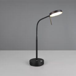 Επαναφορτίζομενο Πορτατίφ Μαύρο Ματ MORENO LED Dimmable 3W 300lm CCT με Ασύρματη Βάση Φόρτισης Reality – R54561132