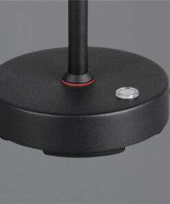 Επαναφορτίζομενο Πορτατίφ Μαύρο Ματ MORENO LED Dimmable 3W 300lm CCT με Ασύρματη Βάση Φόρτισης Reality – R54561132