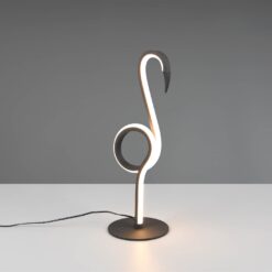 Πορτατιφ σε Σχήμα Φλαμίνγκο Μαύρο Ματ INGO LED 6W 550lm 3000K Reality – R54581132