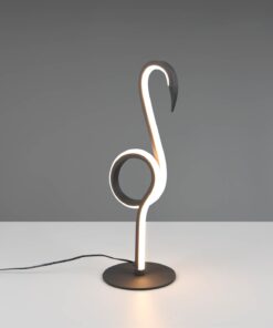 Πορτατιφ σε Σχήμα Φλαμίνγκο Μαύρο Ματ INGO LED 6W 550lm 3000K Reality – R54581132