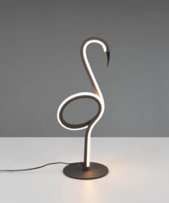 Πορτατιφ σε Σχήμα Φλαμίνγκο Μαύρο Ματ INGO LED 6W 550lm 3000K Reality – R54581132