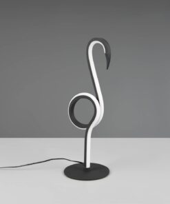 Πορτατιφ σε Σχήμα Φλαμίνγκο Μαύρο Ματ INGO LED 6W 550lm 3000K Reality – R54581132