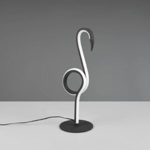 Πορτατιφ σε Σχήμα Φλαμίνγκο Μαύρο Ματ INGO LED 6W 550lm 3000K Reality – R54581132