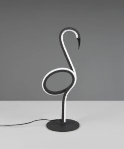 Πορτατιφ σε Σχήμα Φλαμίνγκο Μαύρο Ματ INGO LED 6W 550lm 3000K Reality – R54581132