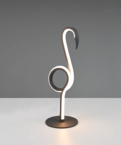 Πορτατιφ σε Σχήμα Φλαμίνγκο Μαύρο Ματ INGO LED 6W 550lm 3000K Reality – R54581132