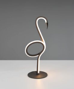 Πορτατιφ σε Σχήμα Φλαμίνγκο Μαύρο Ματ INGO LED 6W 550lm 3000K Reality – R54581132