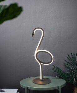 Πορτατιφ σε Σχήμα Φλαμίνγκο Μαύρο Ματ INGO LED 6W 550lm 3000K Reality – R54581132